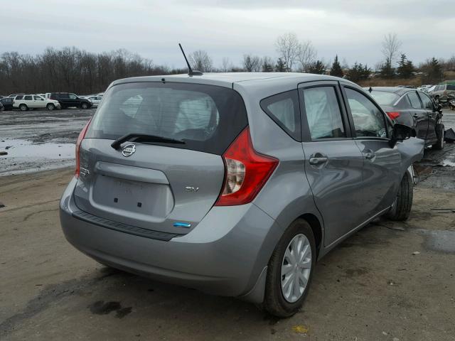 3N1CE2CP3FL374393 - 2015 NISSAN VERSA NOTE GRAY photo 4