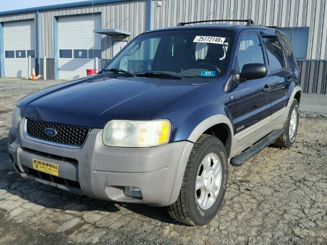 1FMYU04132KD33094 - 2002 FORD ESCAPE XLT BLUE photo 2