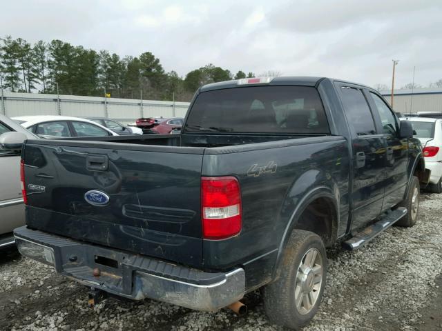 1FTPW14565KE24996 - 2005 FORD F150 SUPER GREEN photo 4