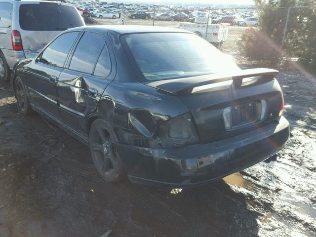 3N1AB51D73L717714 - 2003 NISSAN SENTRA SE- BLACK photo 3