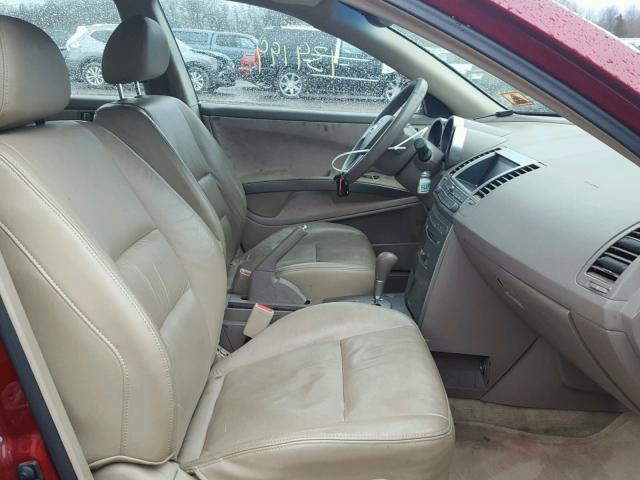 1N4BA41E34C877759 - 2004 NISSAN MAXIMA SE BURGUNDY photo 5