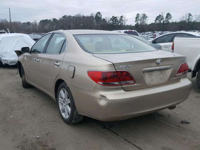 JTHBA30G155077070 - 2005 LEXUS ES 330 TAN photo 3