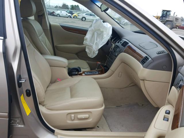 JTHBA30G155077070 - 2005 LEXUS ES 330 TAN photo 5