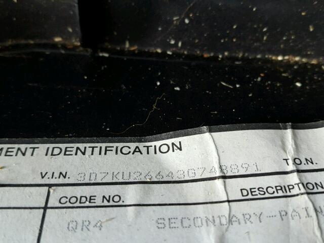 3D7KU26643G748891 - 2003 DODGE RAM 2500 S Qırmızı foto 10