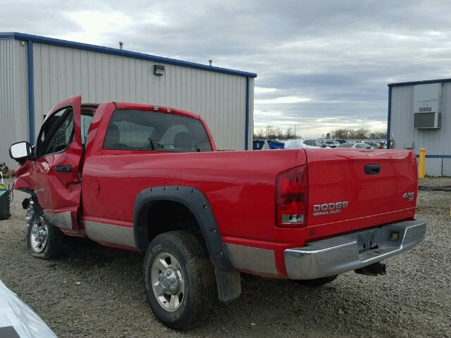 3D7KU26643G748891 - 2003 DODGE RAM 2500 S Qırmızı foto 3
