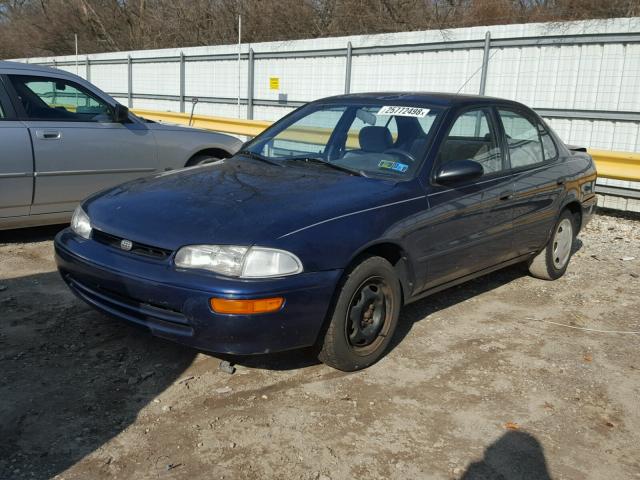 1Y1SK5268VZ460135 - 1997 GEO PRIZM BASE ლურჯი ფოტო 2