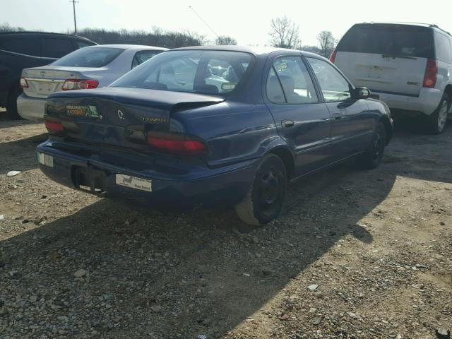 1Y1SK5268VZ460135 - 1997 GEO PRIZM BASE BLUE photo 4