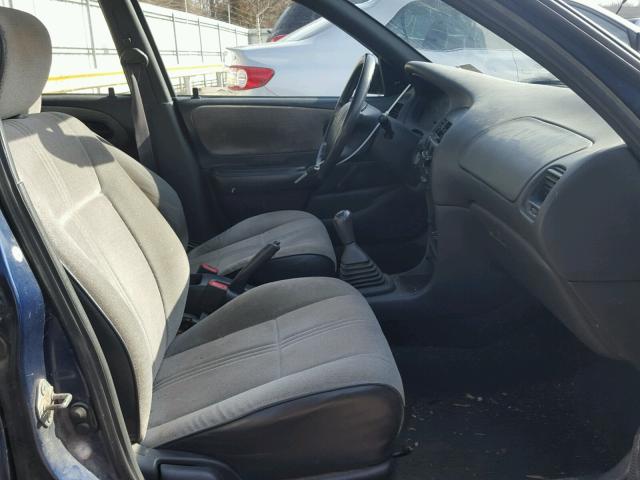 1Y1SK5268VZ460135 - 1997 GEO PRIZM BASE ლურჯი ფოტო 5