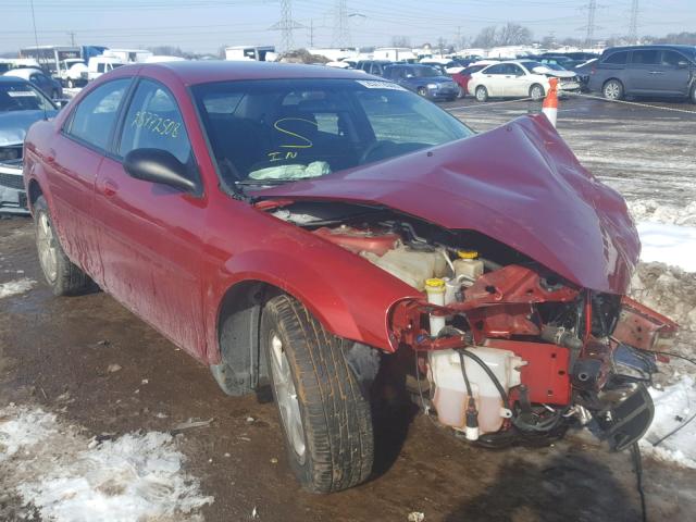 1B3EL46X92N355619 - 2002 DODGE STRATUS SE MAROON photo 1