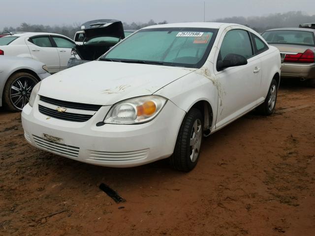 1G1AK15F467700307 - 2006 CHEVROLET COBALT LS WHITE photo 2