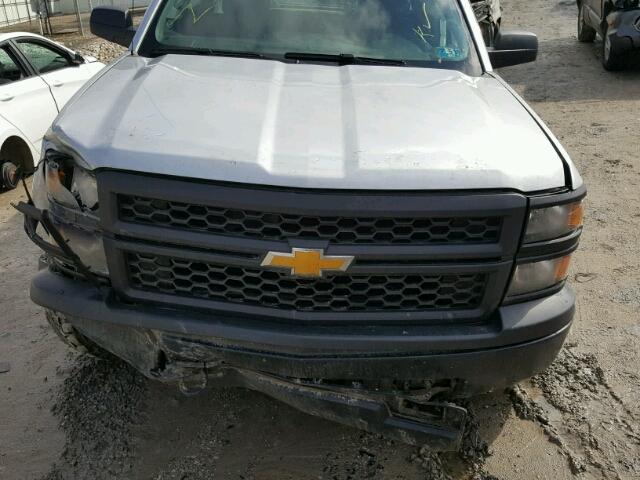 1GCVKPEH4EZ149716 - 2014 CHEVROLET SILVERADO SILVER photo 7