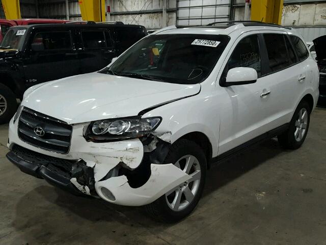 5NMSH73E57H110134 - 2007 HYUNDAI SANTA FE S WHITE photo 2