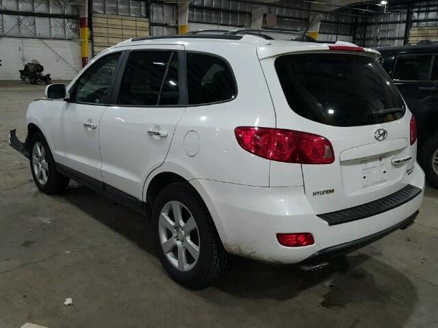 5NMSH73E57H110134 - 2007 HYUNDAI SANTA FE S WHITE photo 3