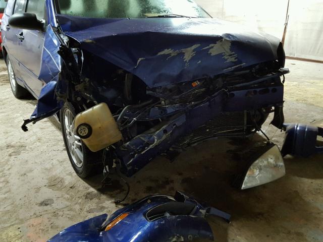 1FAFP36N16W208992 - 2006 FORD FOCUS ZXW BLUE photo 9