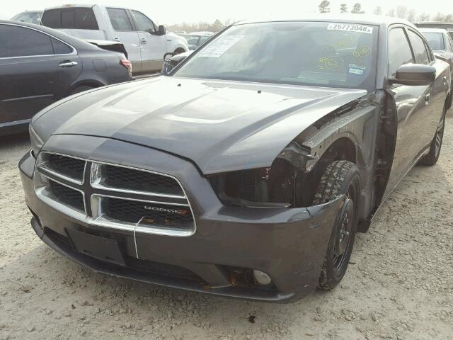 2C3CDXCTXEH114479 - 2014 DODGE CHARGER R/ GRAY photo 2