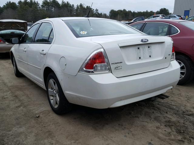 3FAHP07Z89R159998 - 2009 FORD FUSION SE WHITE photo 3