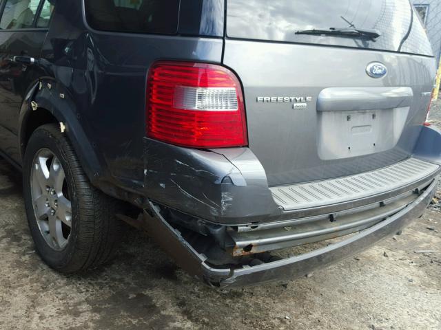 1FMDK06156GA55860 - 2006 FORD FREESTYLE GRAY photo 9