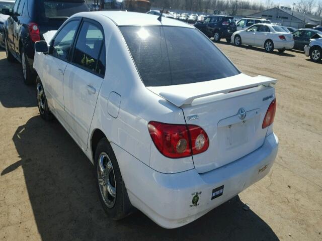 2T1BR32EX5C494454 - 2005 TOYOTA COROLLA CE WHITE photo 3