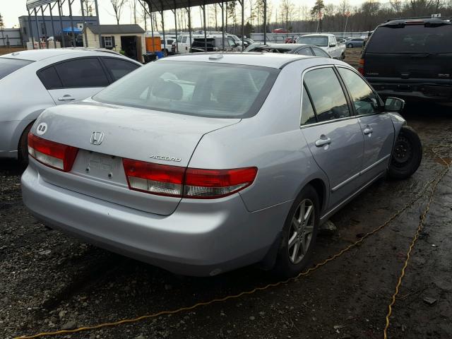 1HGCM665X4A000046 - 2004 HONDA ACCORD EX SILVER photo 4