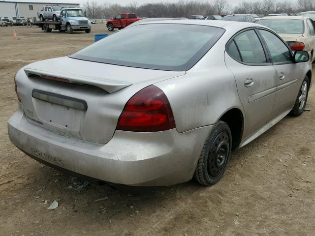 2G2WP552961136786 - 2006 PONTIAC GRAND PRIX SILVER photo 4