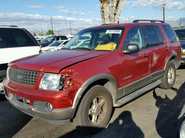 1FMDU74W62ZC41147 - 2002 FORD EXPLORER E RED photo 2