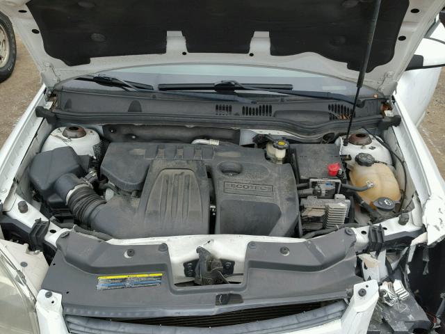 1G1AL58F987189356 - 2008 CHEVROLET COBALT LT WHITE photo 7