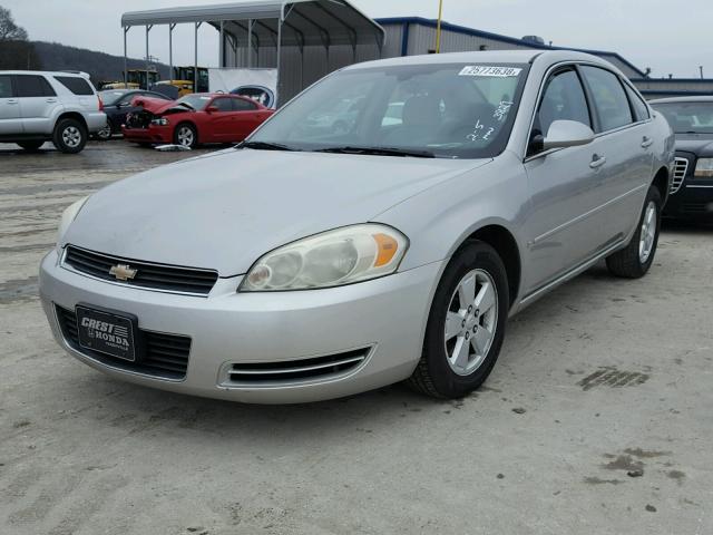 2G1WT55N479333829 - 2007 CHEVROLET IMPALA LT SILVER photo 2