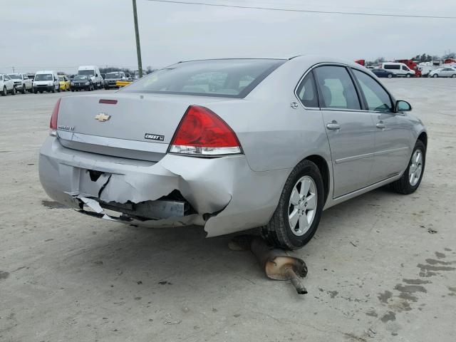 2G1WT55N479333829 - 2007 CHEVROLET IMPALA LT SILVER photo 4