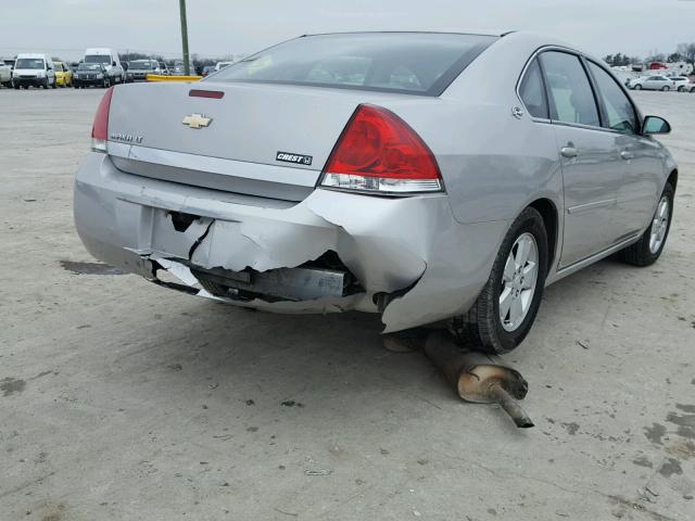 2G1WT55N479333829 - 2007 CHEVROLET IMPALA LT SILVER photo 9