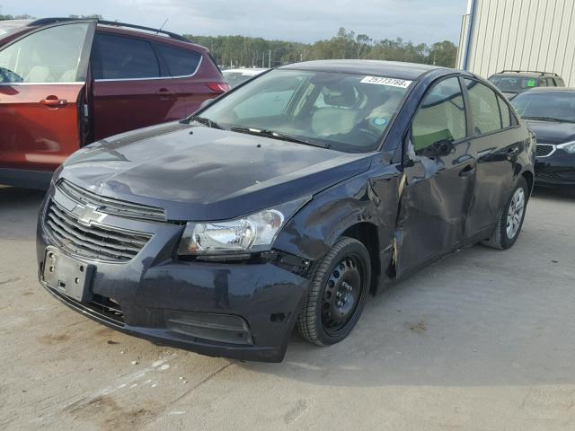 1G1PB5SG4E7269240 - 2014 CHEVROLET CRUZE LS BLUE photo 2