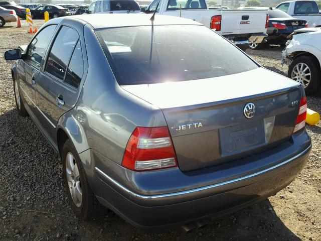 3VWSE69M94M122987 - 2004 VOLKSWAGEN JETTA GLS GRAY photo 3