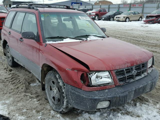 JF1SF635XXH701843 - 1999 SUBARU FORESTER L RED photo 1