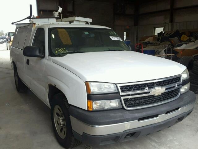 1GCEC14X07Z145944 - 2007 CHEVROLET SILVERADO WHITE photo 1