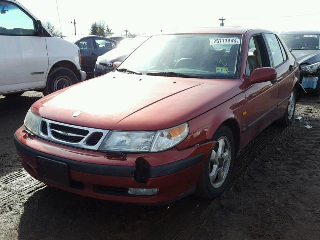 YS3EF48E0X3005079 - 1999 SAAB 9-5 SE RED photo 2