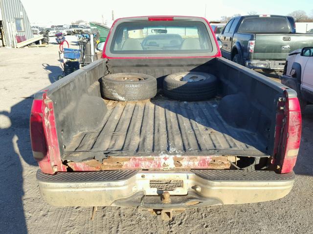 2FTRF17W5YCA07679 - 2000 FORD F150 RED photo 6