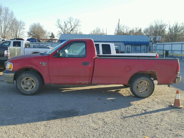 2FTRF17W5YCA07679 - 2000 FORD F150 RED photo 9