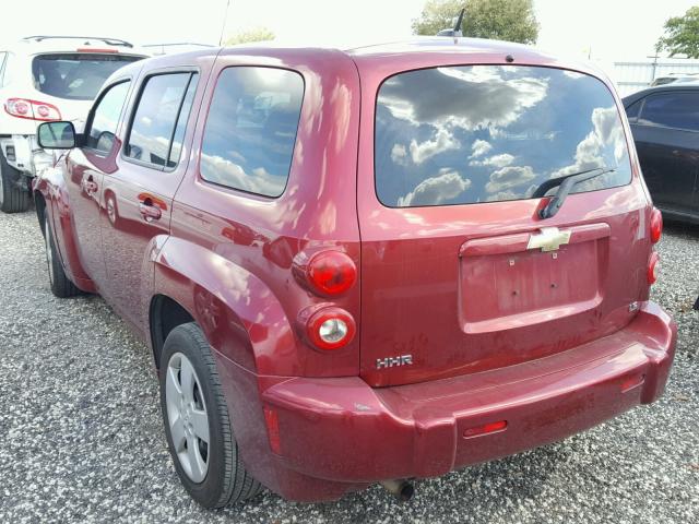 3GNDA13D78S610086 - 2008 CHEVROLET HHR LS RED photo 3