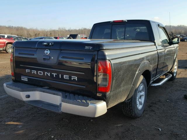 1N6DD26T14C475872 - 2004 NISSAN FRONTIER K BLACK photo 4