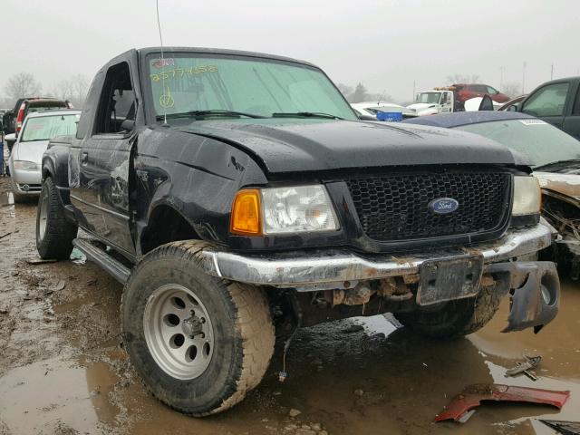 1FTZR15E11PA80697 - 2001 FORD RANGER SUP BLACK photo 1