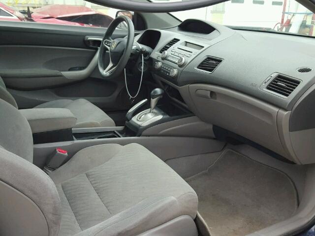2HGFG12819H502072 - 2009 HONDA CIVIC EX ლურჯი ფოტო 5