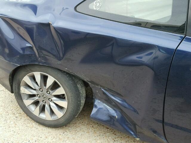 2HGFG12819H502072 - 2009 HONDA CIVIC EX ლურჯი ფოტო 9