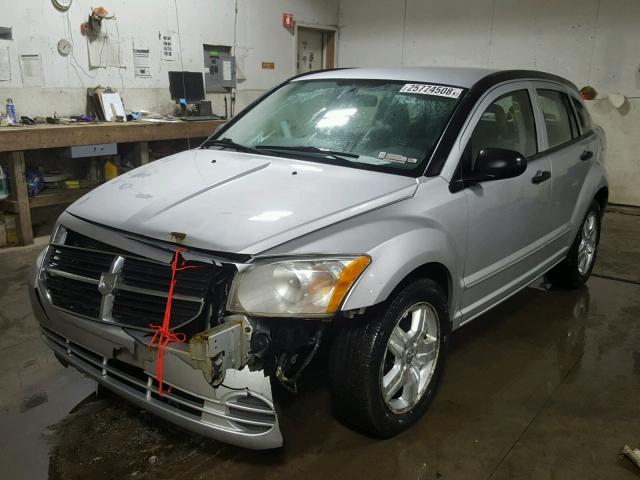 1B3HB48B47D321540 - 2007 DODGE CALIBER SX SILVER photo 2