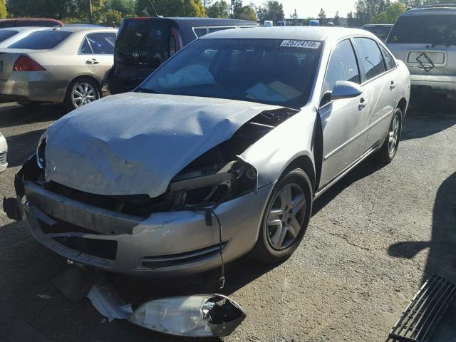 2G1WB58K069316738 - 2006 CHEVROLET IMPALA LS SILVER photo 2