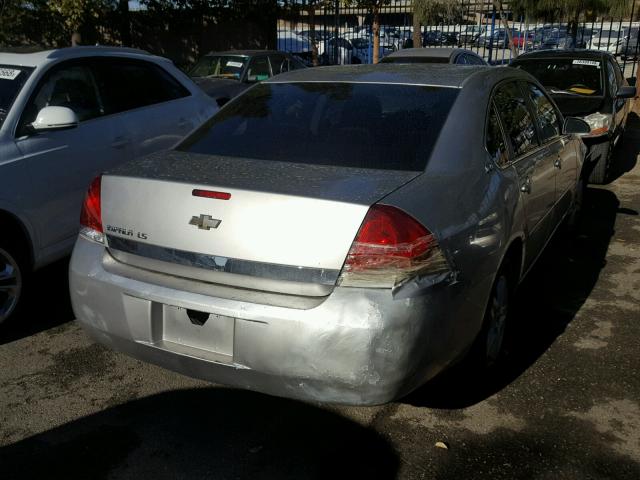 2G1WB58K069316738 - 2006 CHEVROLET IMPALA LS SILVER photo 4