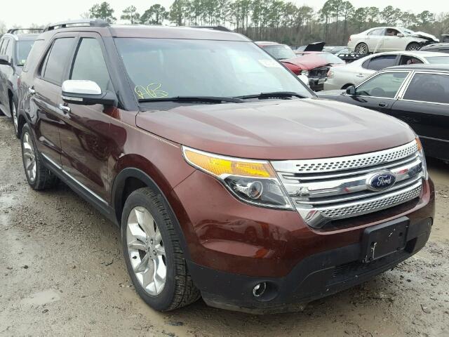 1FM5K7D85FGA86054 - 2015 FORD EXPLORER X MAROON photo 1