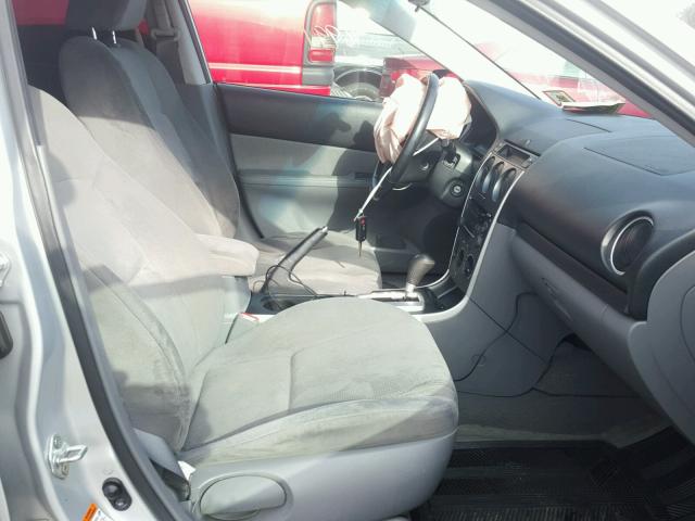 1YVHP80C185M08216 - 2008 MAZDA 6 I Srebrny zdjęcie 5