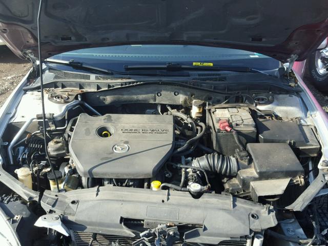 1YVHP80C185M08216 - 2008 MAZDA 6 I Srebrny zdjęcie 7