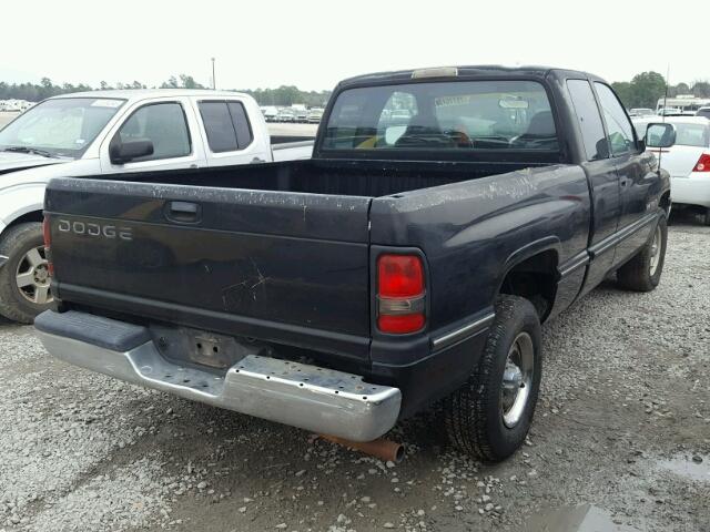 3B7HC13Y4VG795199 - 1997 DODGE RAM 1500 BLACK photo 4