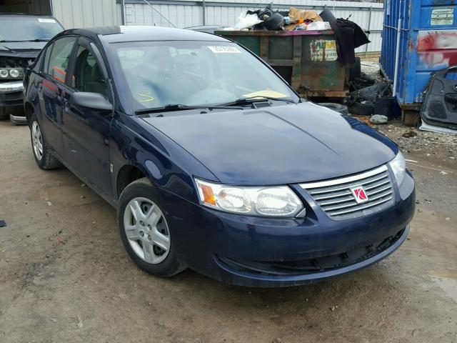 1G8AJ58F57Z182981 - 2007 SATURN ION LEVEL BLUE photo 1