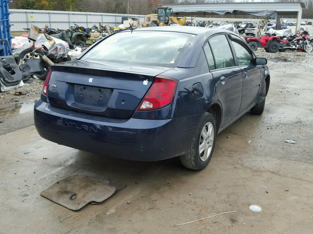 1G8AJ58F57Z182981 - 2007 SATURN ION LEVEL 蓝色 照片 4